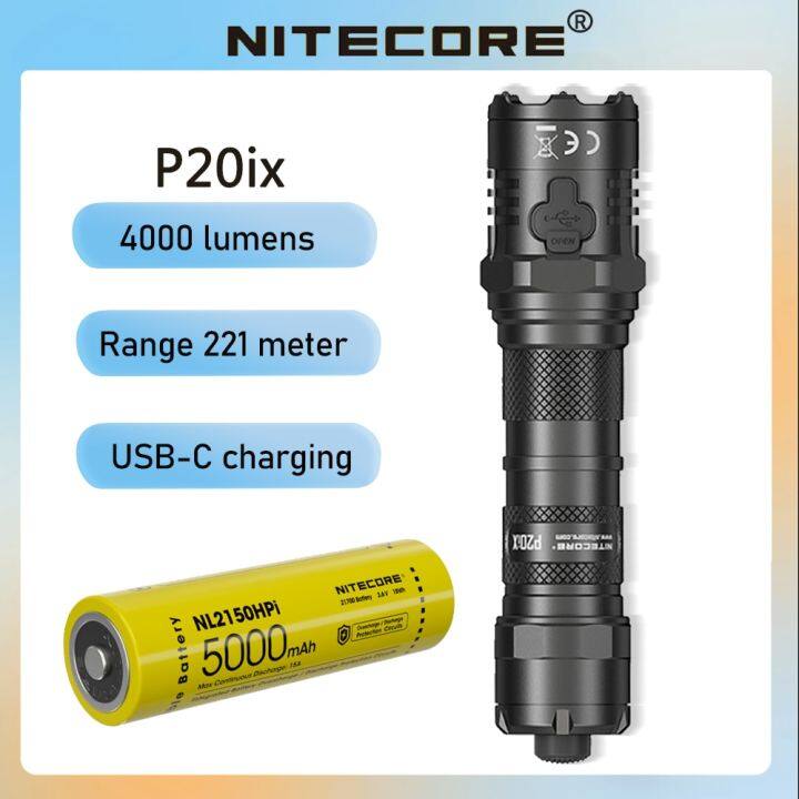 Nitecore P Ix Led Flashlight Lumens Usb C Rechargeable Tactical Flashlight Waterproof