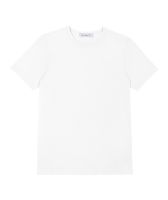 Knit Shirt Co. Iconic Pima Tees White  เสื้อยืดคอกลม ผ้าฝ้าย pima cotton 100% สีขาว