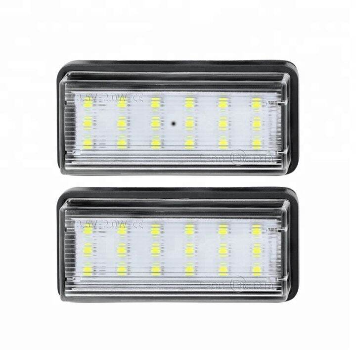 Hot Pcs Led Car License Plate Light Number Lights For Toyota Land