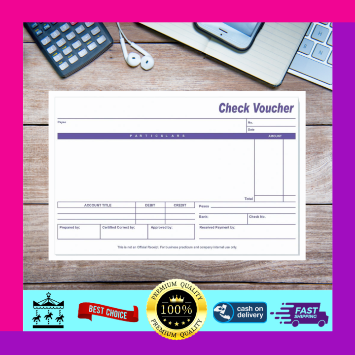 CHALE | Check Voucher Form | Business Forms Check Voucher | Cheque ...