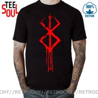 Berserk T Shirt Berserk Of Sacrifice T-Shirt Swordman Blood Red Design Printed Tee Shirt Funny Short Sleeved Casual Tshirt XS-4XL-5XL-6XL