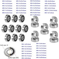 10Pcs/lot 603 699 Miniature Deep Groove Ball Bearing 604 605 606 608 623 624 626 628 686 687 688 692 697 696 ZZ 2RS 2Z Bearings