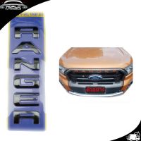 โลโก้ RANGER LOGO RANGER ติดกระจังหน้า Ford Ranger Wildtrack 2018 2019 + ขึ้นไป (สีดำ) 1ชิ้น ford ranger 2-4 ประตู มีบริการเก็บเงินปลายทาง