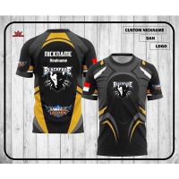 Jersey Gaming Mobile Legend Shirt, Sports Gaming Printing 3d Custom Nickname and Logo, Can Pay in Place