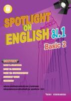 หนังสือ Spotlight on English ม.1 Basic 2