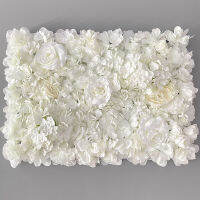 Silk Rose Flowers 3D Backdrop Wall Wedding Decoration Artificial Flower Wall Panel for Home Decor Backdrops Baby Shower