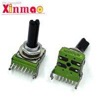 Alps rk14 potentiometer mn100k has seven legs with 18mm wrapped Gong pattern long support with midpoint shaft length