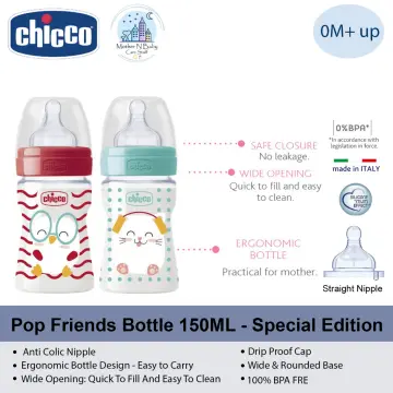 Chicco Natural Feeling Feeding Bottle for Baby 330ml - 6M+ - Unisex –  Chicco Philippines