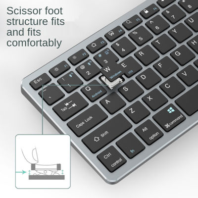 Hot Bluetooth Keyboard And Mouse Combo คีย์บอร์ดและเมาส์ไร้สายสำหรับ Pro Air Mini, ,PC,แล็ปท็อป