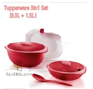 READY STOCK Tupperware Gourmet Server Set Raya Serving Serveware