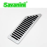 Savanini Footrest Brake Gas Accelerator pedal pad no drilling for Peugeot 508Citroen C5 ATMT. Alumnium alloy Non slip