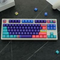 Keycap Only】ย้อนกลับไปในเกม Keycaps 129 Keycaps เชอร์รี่โปรไฟล์ PBT การระเหิดห้าด้านสำหรับเชอร์รี่สวิตช์ MX คีย์บอร์ดแบบกลไก Keychron/RK61/GK61/Anne Pro 2