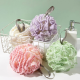 โฟมแต่งระบายลูกไม้ลูกบอลฟองน้ำสำหรับอาบน้ำดอกไม้ก้อนหิมะหลากสีตาข่ายอุปกรณ์ในห้องน้ำในบ้าน Mandi Bola