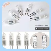 LNLQV 5pcs หรี่แสงได้ หลอดไฟฮาโลเจน G9 G5.3 10วัตต์20วัตต์35วัตต์40วัตต์ แก้วกระจกหลอด แสงฮาโลเจน 2023 12โวลต์/220โวลต์ โคมไฟอโรมาเธอราพี เหมือนจริงเหมือนจริง