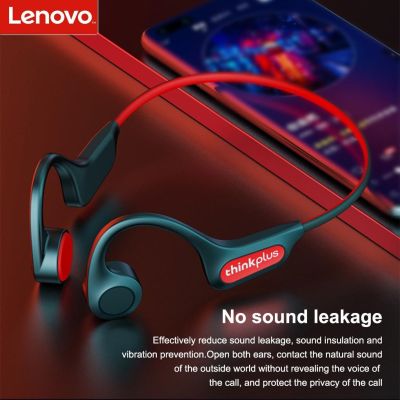 （Orange home earphone cover）Lenovo X3โปรบลูทูธ5.3,ตะขอเกี่ยวหูกระดูกหูฟังคอนดักชันเพลง Hifi กันน้ำสำหรับกีฬาชุดหูฟังพร้อมไมโครโฟนหูฟังไร้สาย
