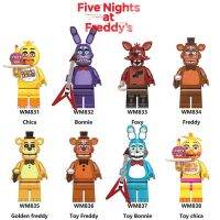 ⚡ส่งไป1วัน!!⚡2023New!!FNAF ซีรีส์เลโก้เข้ากันได้กับ Fazbear/bonni/chica/foxica/freddy Minifigures สำหรับเด็กของเล่นเลโก้