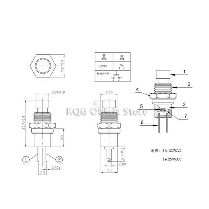 6pcs-pbs-110-7mm-momentary-push-button-switch-press-the-reset-switch-momentary-on-off-push-button-micro-switchnormally-open-no