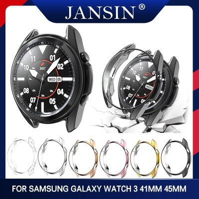 ฝาครอบป้องกัน For Samsung Galaxy Watch 3 45mm Frame Shell Smart Watch Accessories Bumper For Samsung Galaxy Watch 3 41mm เคสกันรอย