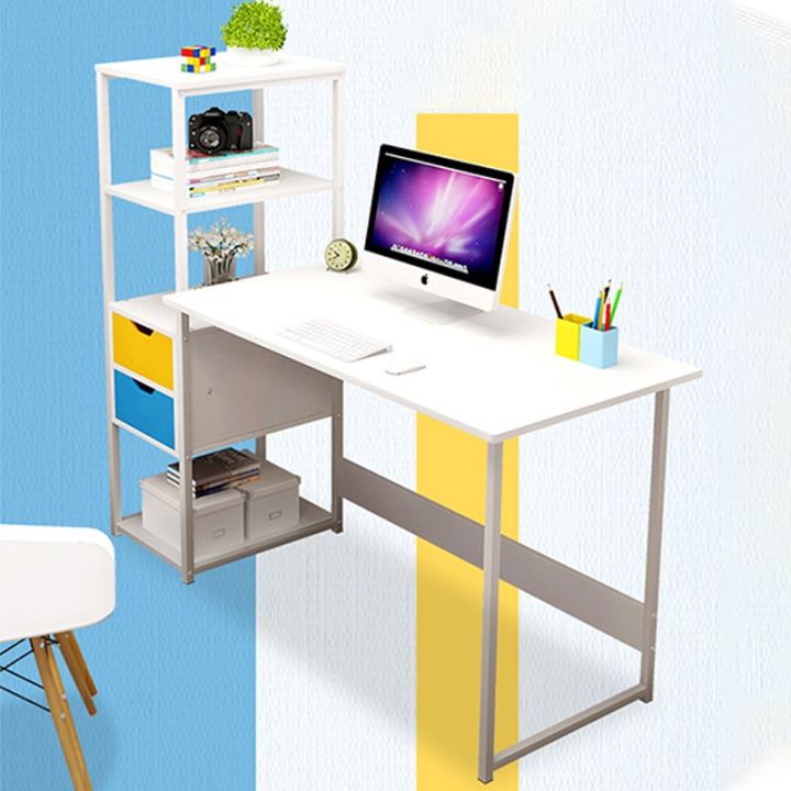 ปังปุริเย่-easygoing-โต๊ะคอมพิวเตอร์-โต๊ะทำงาน-โต๊ะเขียนหนังสือ-โต๊ะสำนักงาน-โต๊ะทำการบ้าน-พร้อมชั้นวาง-พร้อมส่ง-โต๊ะ-ทำงาน-โต๊ะทำงานเหล็ก-โต๊ะทำงาน-ขาว-โต๊ะทำงาน-สีดำ