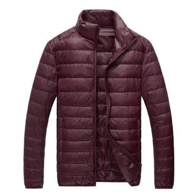 ZZOOI Large size M-5XL mens warm down jacket Autumn Winter Jacket Men New Couples Thin Coats 90% White duck down Mens down jacket