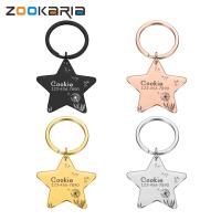 ☞ Personalized Engraving Anti-lost Pet Cat Dog Name Tags Kitten Puppy Stainless Steel Collars Tag Collar for Dogs Cats Nameplate