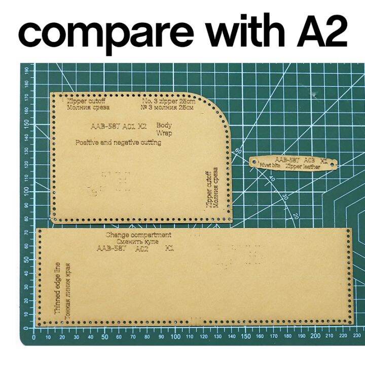 1set-diy-kraft-paper-template-new-fashion-retro-coin-purse-wallet-leather-craft-pattern-diy-stencil-sewing-pattern-13cmx10-5cm