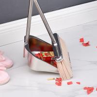 ess steel garbage shovel dormitory good dustpan set sanitary dustpan single thickened dustpan iron pinch broomสแตนเลสขยะพลั่วหอพักสิ่งที่ดีถังชุดสุขาภิบาลถังถังเดี่ยวหนาแมงป่องเหล็กแมงป่องไม้กวาด