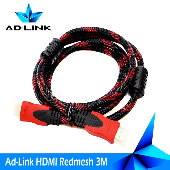 ADLINK HDMI to HDMI Cable Gold Plated Redmesh 1.5M/ 3M/ 5M/ 10M/ 15M