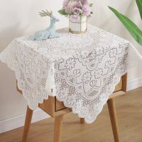 White Lace Tablecloth Home Table Cover Tea Table Cloth Cover