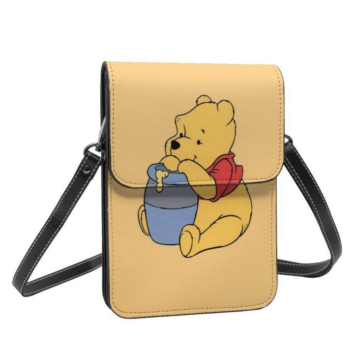 disneys-winnies-the-pooh-womens-crossbody-bag-cell-phone-wallet-small-shoulder-purse-leather-card-handbag