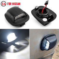 2Pcs LED ใบอนุญาตจำนวนแผ่นโคมไฟแสงสีขาวสำหรับ Nissan Xterra Frontier 1998 1999 2000 2001 2002 2003 2004 265109Z400