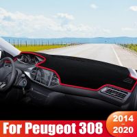 For Peugeot 308 T9 308SW 308GTI 2014 2015 2016 2017 2018 2019 2020 Car Dashboard Sun Shade Cover Instrument Desk Mat Accessories