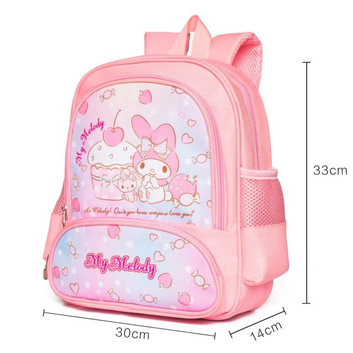 34cm-sanrio-hello-kitty-cinnamoroll-my-melody-kuromi-cute-kid-backpack-anime-kawaii-cartoon-leather-mini-school-bag-holiday-gift