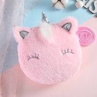 Fashion Children 3D Cartoon Print Plush Coin Purse Fluffy Baby Messenger Bag