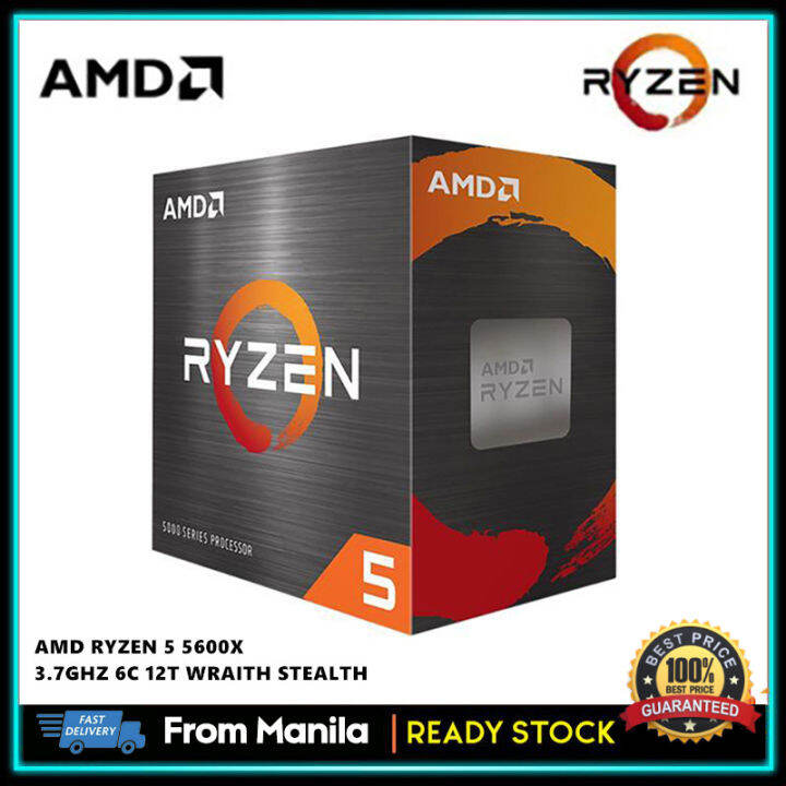 AMD Ryzen 5 5600X Socket AM4 3.7GHz Processor R5 5600X 3.7 GHz Six