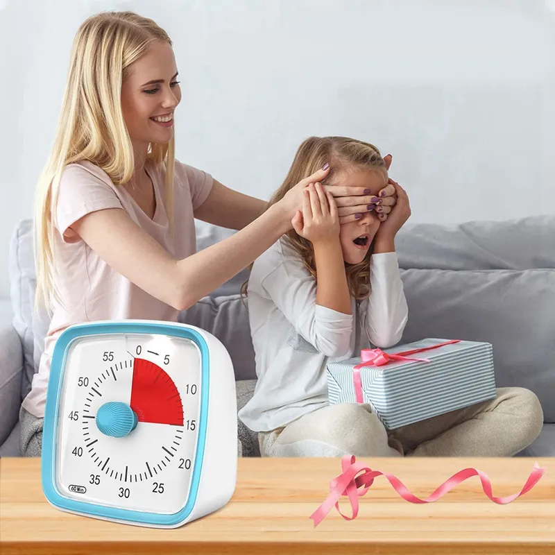 60-minute Visual Timer, Classroom Countdown Clock, Silent Timer For Kids  And Adults