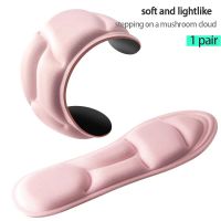 【jw】ஐ  5D Memory Foam Sport Palmilhas para Mulheres e Homens Almofada Macia Respirável de Corrida Cuidados com os Pés Sapatos Ortopédicos