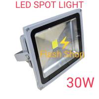 สปอร์ตไลท์ 220V COB LED 30W แสงวอร์มไวท์WW ตัวโคมสีเทา ราคาพิเศษ ราคาถูก