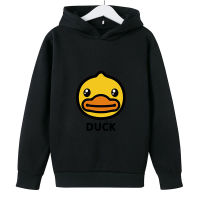 B.duck Hoodie เสื้อกันหนาวสำหรับเด็กชายหญิงแฟชั่น Hooded เสื้อกันหนาวเด็กฤดูใบไม้ผลิและฤดูใบไม้ร่วงใหม่แขนยาวผ้าฝ้าย Hooded เสื้อกันหนาว