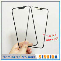 5Pcs 1:1 Original แก้ว OCA กาวฟิล์มสำหรับ 14 13 12 11X13Mini Pro Max LCD หน้าจอสัมผัสด้านนอกฝาครอบเลนส์เปลี่ยน