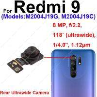 กล้องหน้าและกล้องหลังโมดูลสำหรับ Xiaomi Redmi 9 9A 9C 9T ด้านหน้ากล้องหลังกล้องหลักอะไหล่ซ่อม