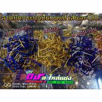 ลวด ยึดกระปุกปั้มบน สแตนเลสเเท้ 100% มี 3 สี อันละ 100.-