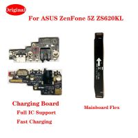 For Asus Zenfone 5z ZS620KL Original USB Charging Port Dock Mic Sensor Earphone Jack Board Connector Mainboard Flex Cable Mobile Accessories