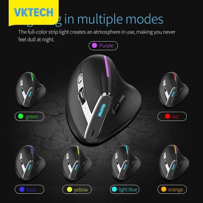 [Vktech] F-36เมาส์ที่รองรับบลูทูธ2.4G 2400 DPI 8ปุ่มเมาส์สำหรับเล่นเกมส์ระดับมืออาชีพสำหรับคอมพิวเตอร์แล็ปท๊อปเดสก์ท็อป