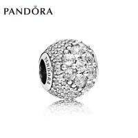 Pandoraˉ string ornaments beads magic Pavé 925 silver string ornaments 797032CZ fashion shine DIY beads Pandoraˉ bracelet beaded jewelry