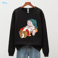 Snow White Sweatshirts Ladies 2021 Spring Autumn New Fashion Aesthetic 90s Long Sleeve Sleeping Dwarf Hoodies for Women