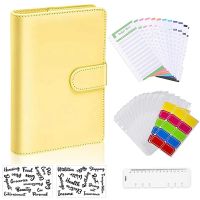 A6 Notebook Binder Budget Planner Organizer 6 Ring Binder Cover,Binder Pockets,Expense Budget Sheets Sticking Ruler