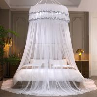 Childrens Bed Canopy Mosquito Nets Curtain Bedding Home And Garden Round Dome Tent Cotton Double Bed Mosquito Net New