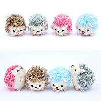 【YF】 12CM Plush Hedgehog Toys Key Chain Ring Pendant Toy Animal Stuffed Anime Car Fur Gifts for Women Girl Doll