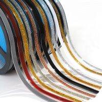 6 M Self-adhesive Edge Strips Kitchen Sink Gap Waterproof Tape Toilet Stickers Gold Edge Line Gypsum Line Wall Decoration Strip Adhesives Tape